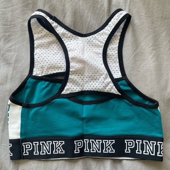 PINK High Neck Sports Bra - Picture 2 of 3